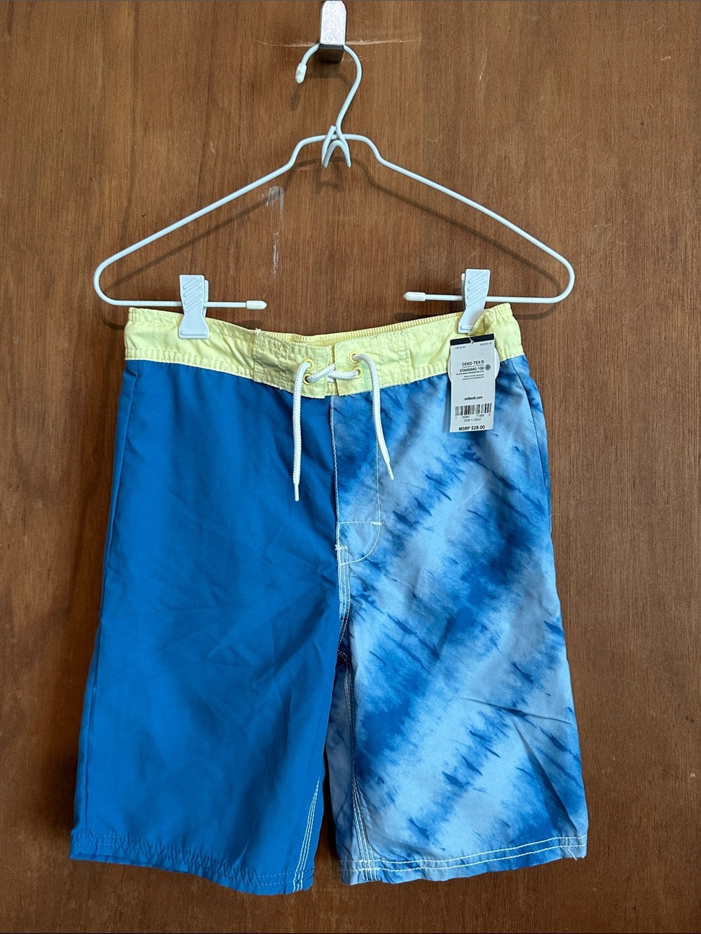 Oshkosh B’gosh Boy’s ombre Blue& Yellow Swim Trunks